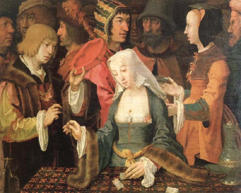 the fortune teller, Lucas van Leyden